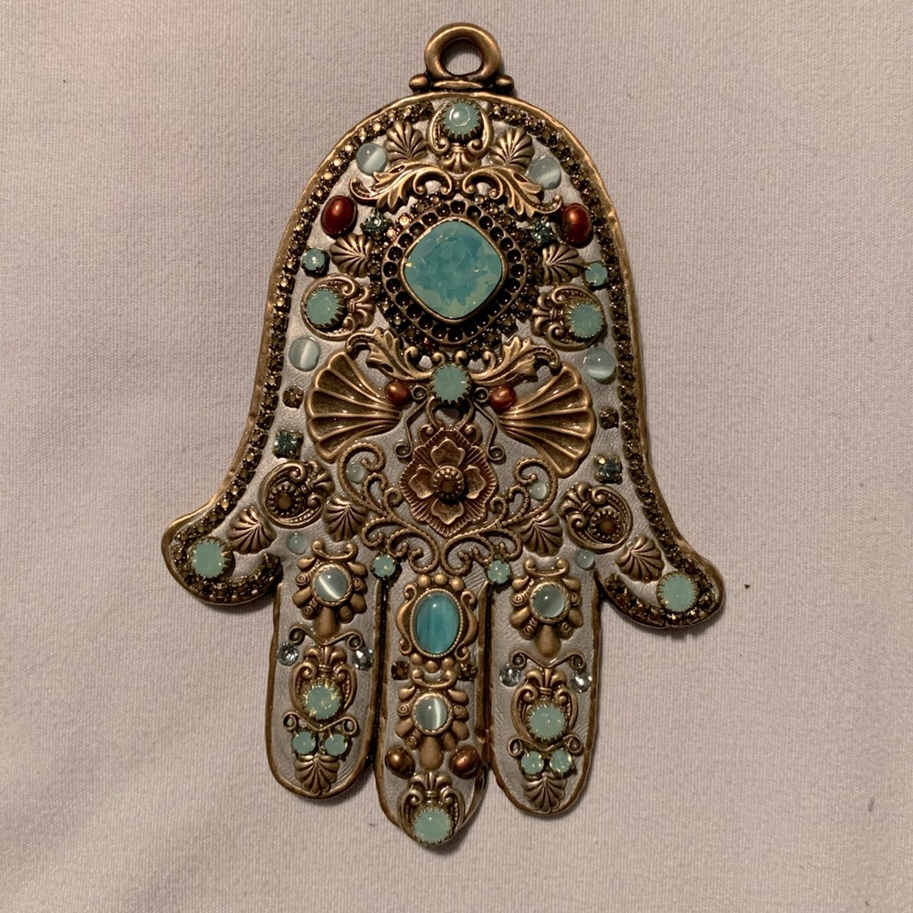 Beaded Wall Hamsa